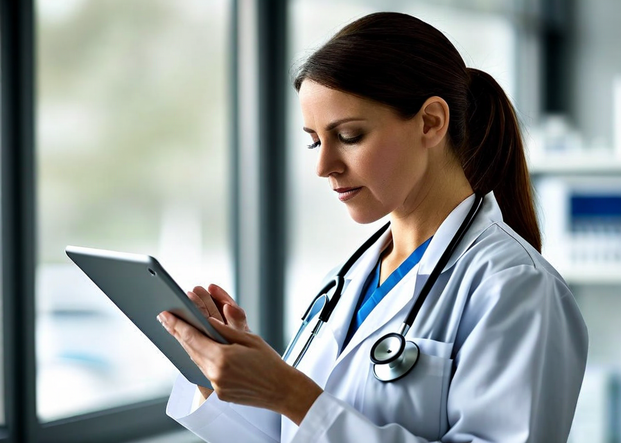 Veterinarian using MetaDx Lab